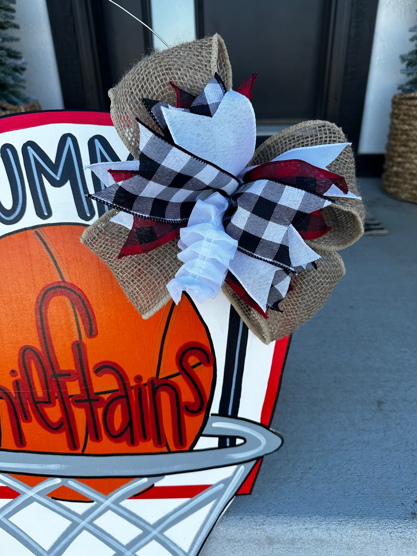 Customizable Basketball Door Hanger