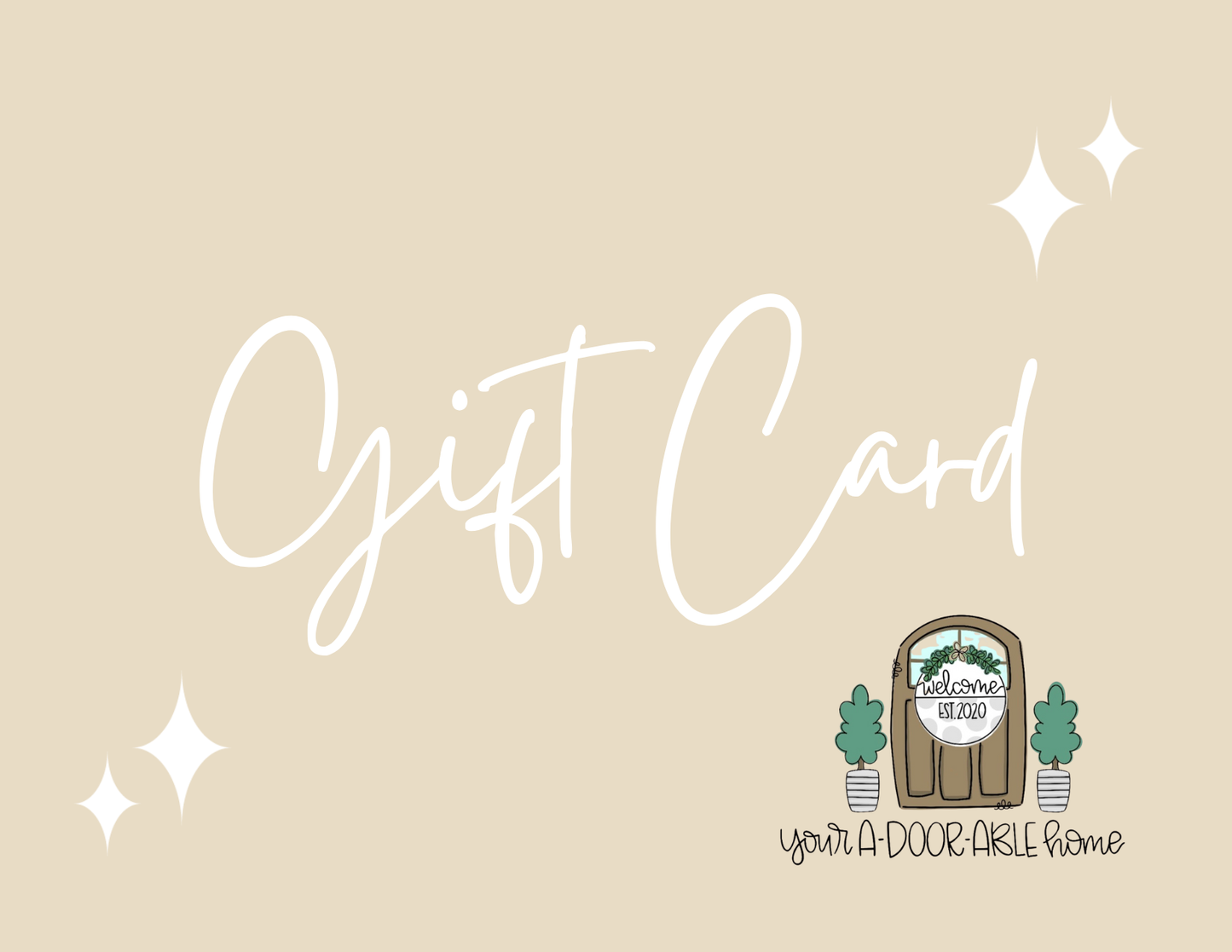 Your aDOORable Home Gift Card