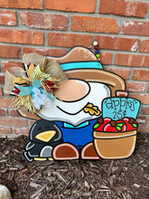 Load image into Gallery viewer, Farmer Gnome Fall Door Hanger