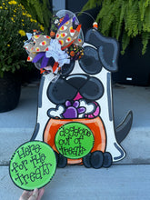 Load image into Gallery viewer, Interchangeable Ghost Puppy Door Hanger