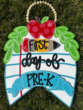 Load image into Gallery viewer, Interchangeable First + Last School Sign *READ DESCRIPTION*