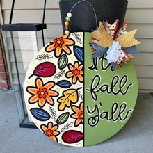 Load image into Gallery viewer, It’s Fall Y’all Door Hanger