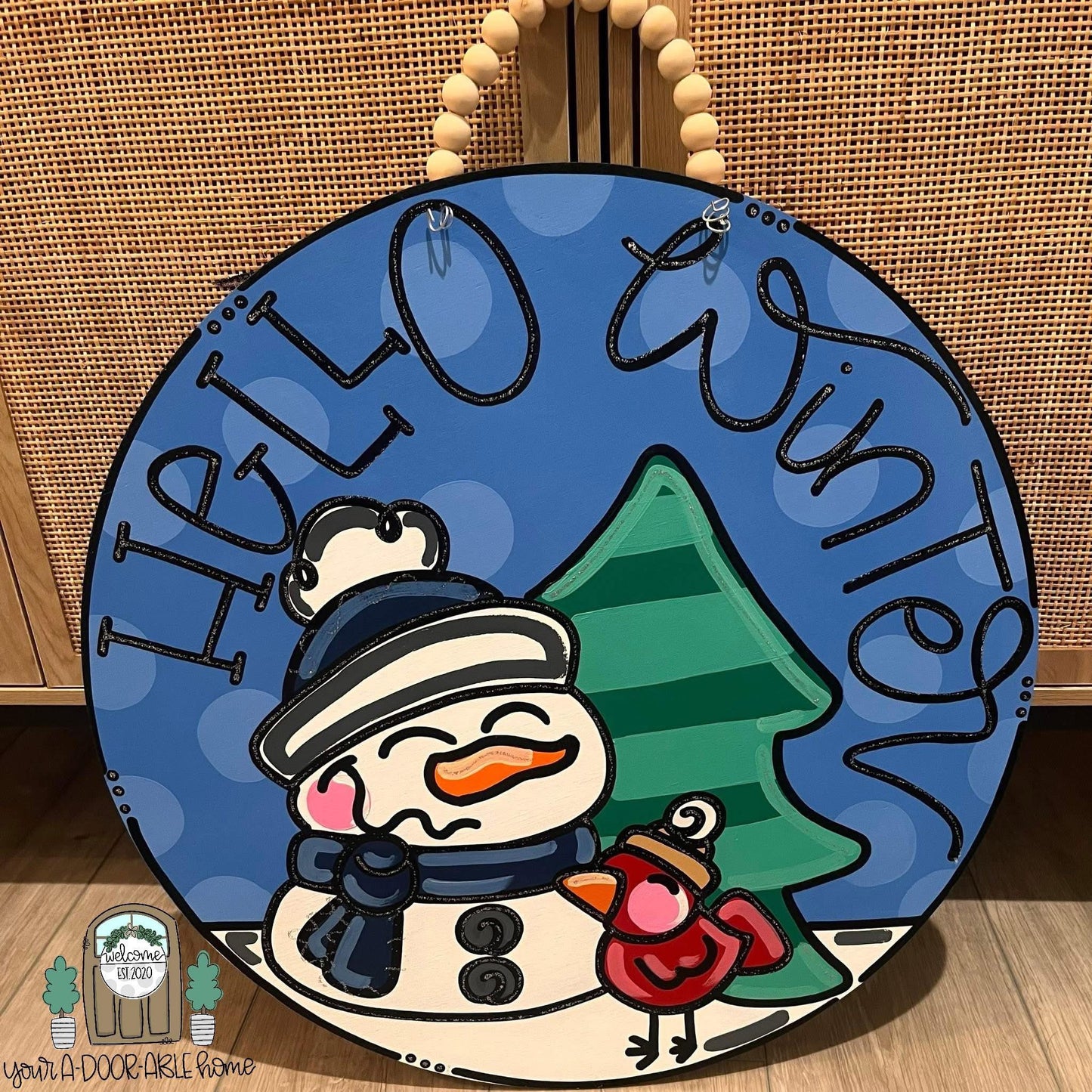 Hello Winter Door Hanger