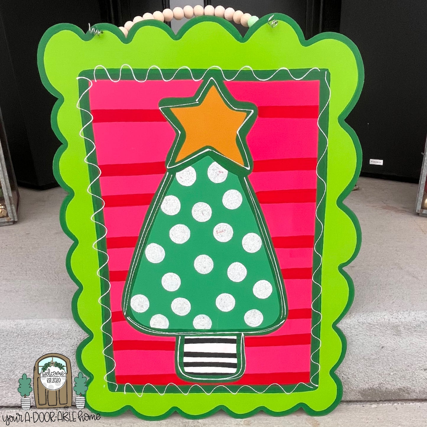 Christmas Tree Door Hanger