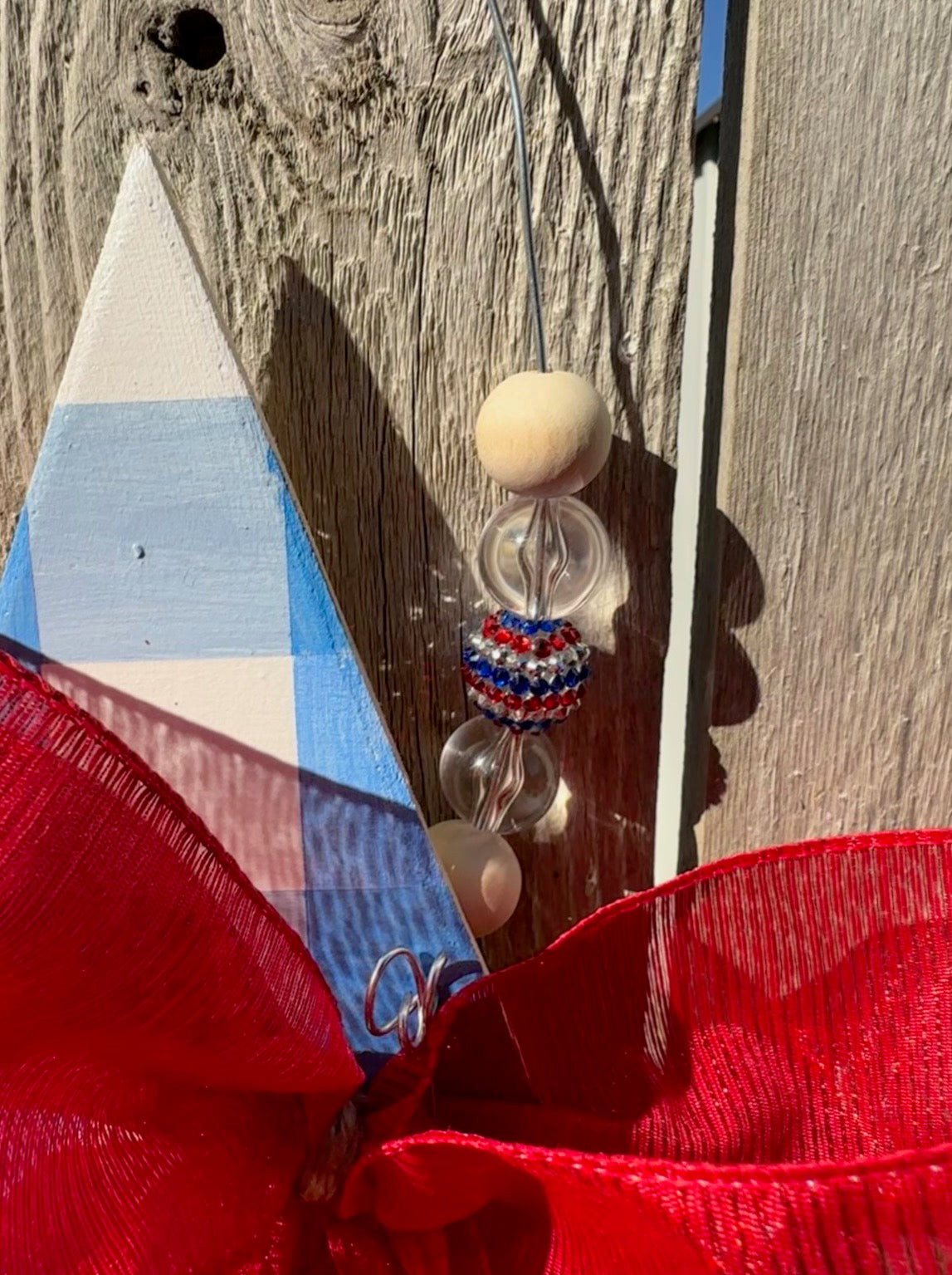 Checkered Patriotic Star