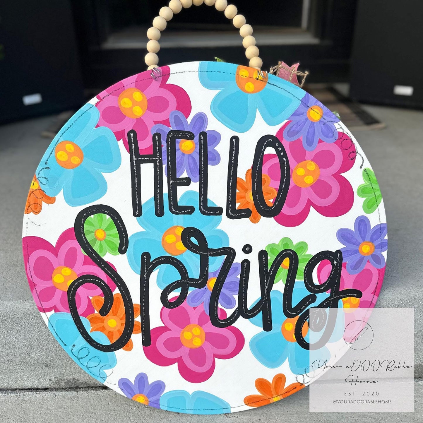 Hello Spring Door Hanger