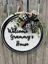 Load image into Gallery viewer, Welcome to Grammy’s House Door Hanger