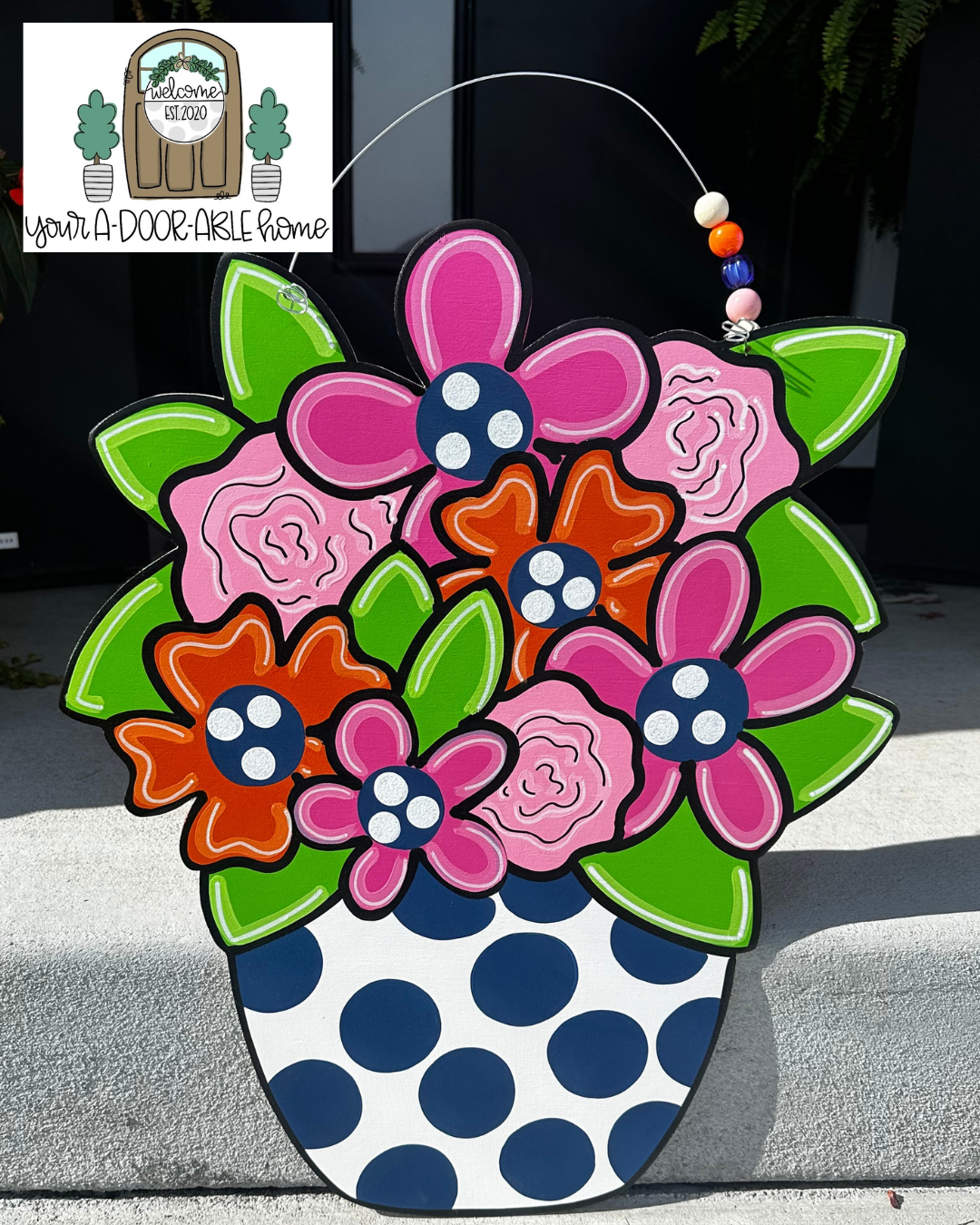 Flower Pot Door Hanger