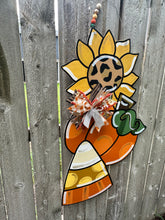 Load image into Gallery viewer, Fall Sunflower Door Hanger