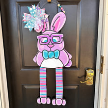 Load image into Gallery viewer, Funky Bunny Ribbon Leg Door Hanger