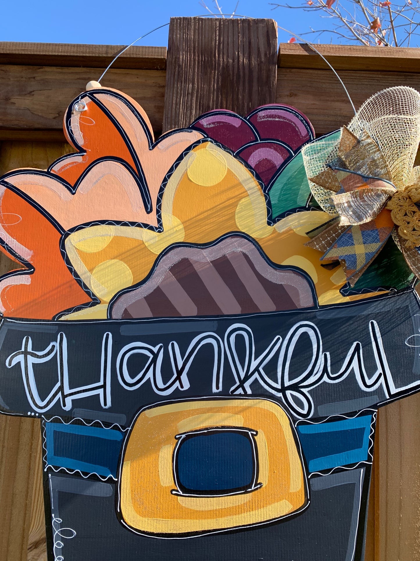 Thanksgiving Hat Door Hanger