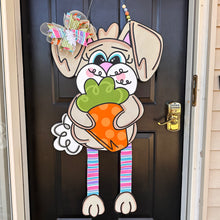 Load image into Gallery viewer, Easter Bunny Ribbon Leg Door Hanger