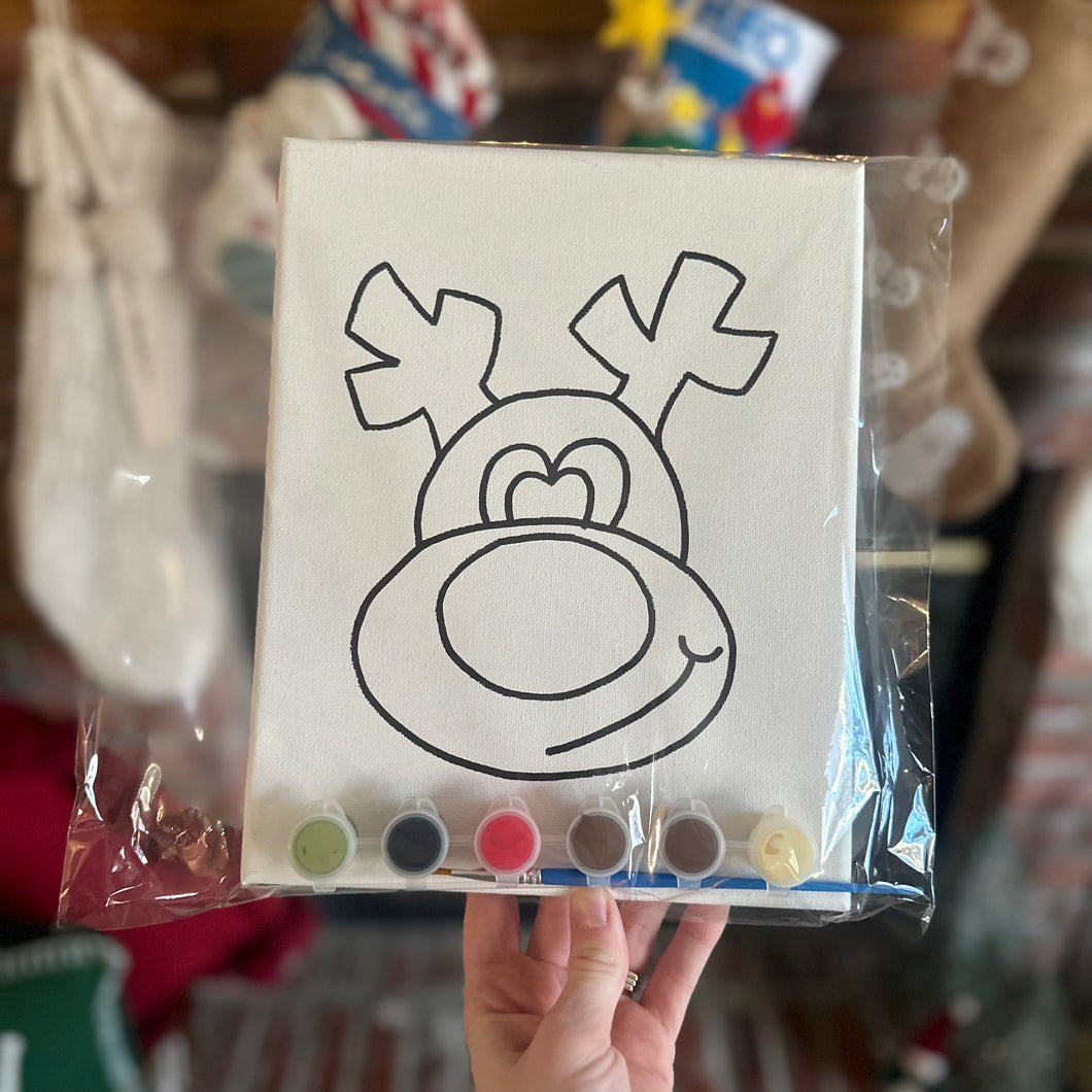 Reindeer Kids Paint Kit