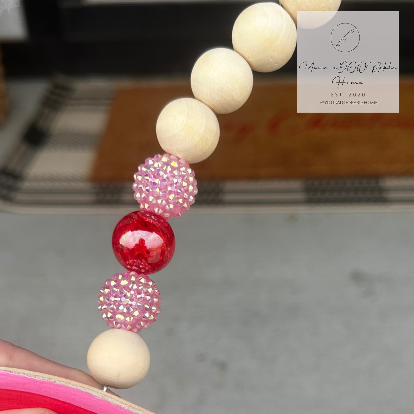 Valentine’s Day Bow Door Hanger