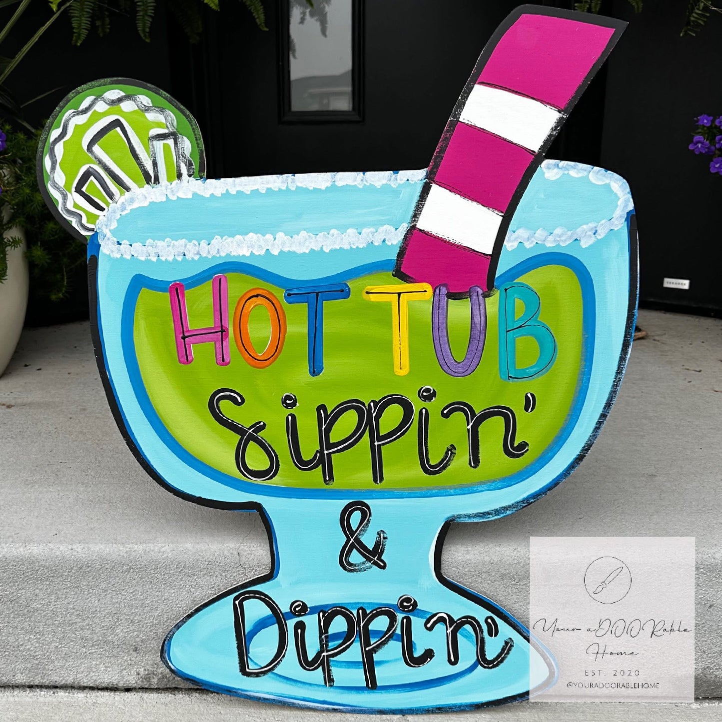 Margarita Door Hanger