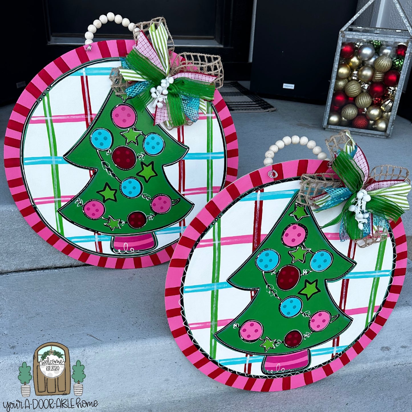 Christmas Tree Door Hanger