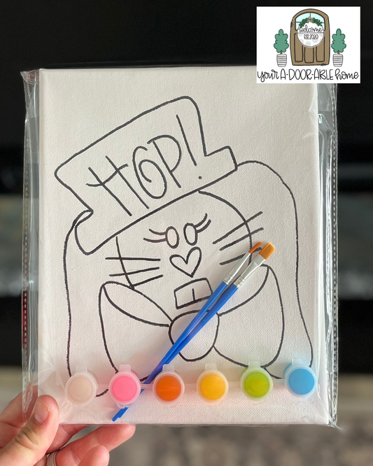 Hop Bunny Canvas Kit