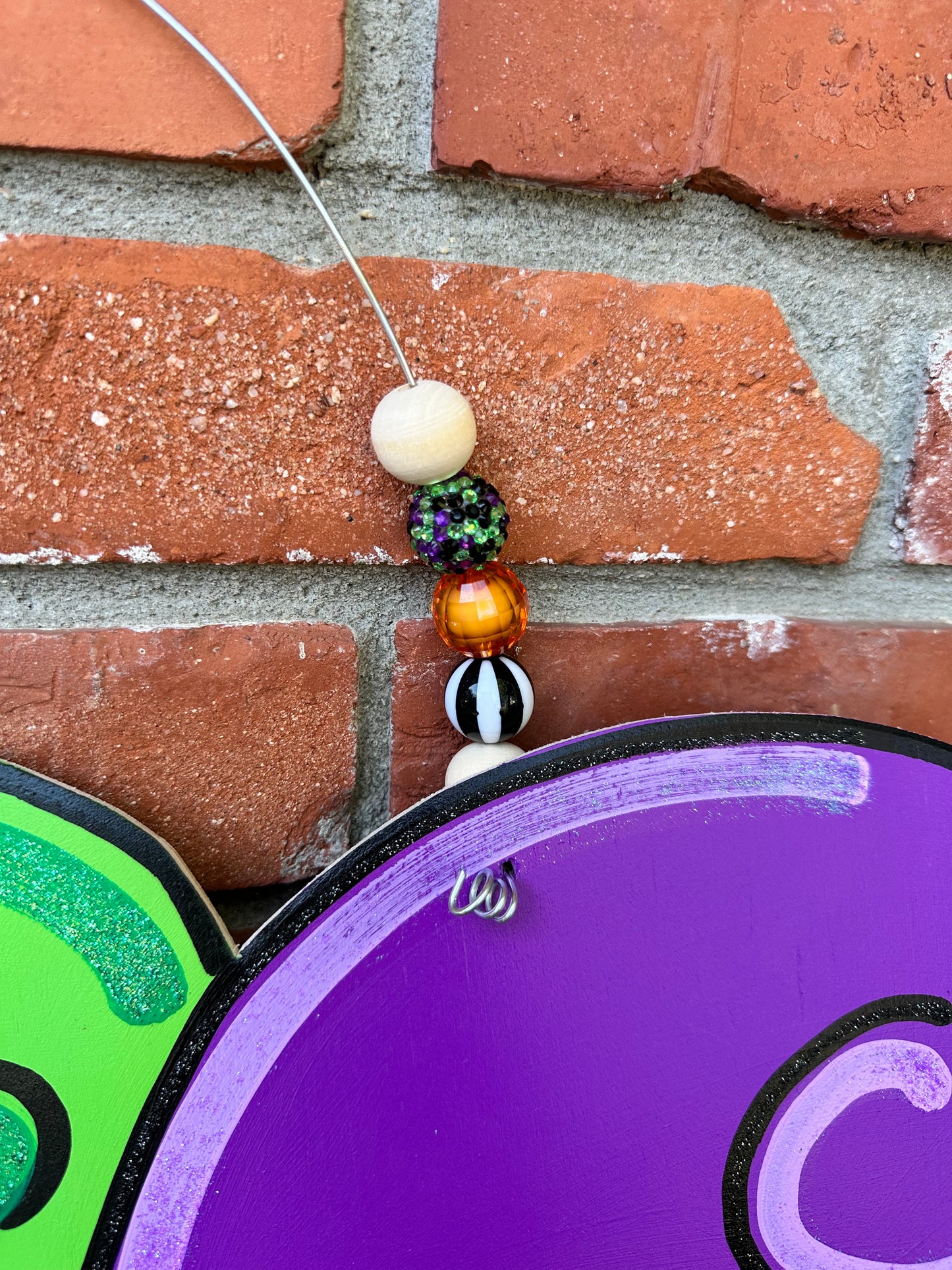 Halloween Kitty Door Hanger