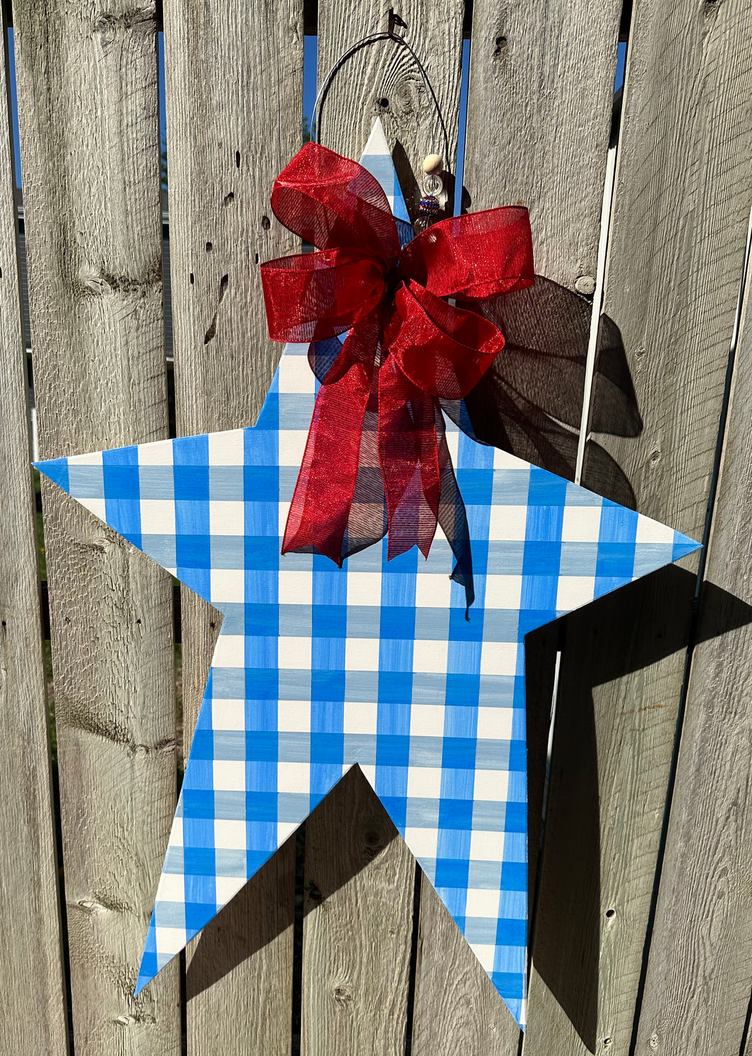 Checkered Patriotic Star