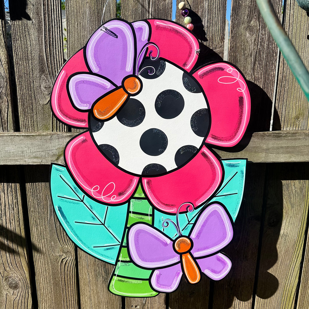 Flower Door Hanger