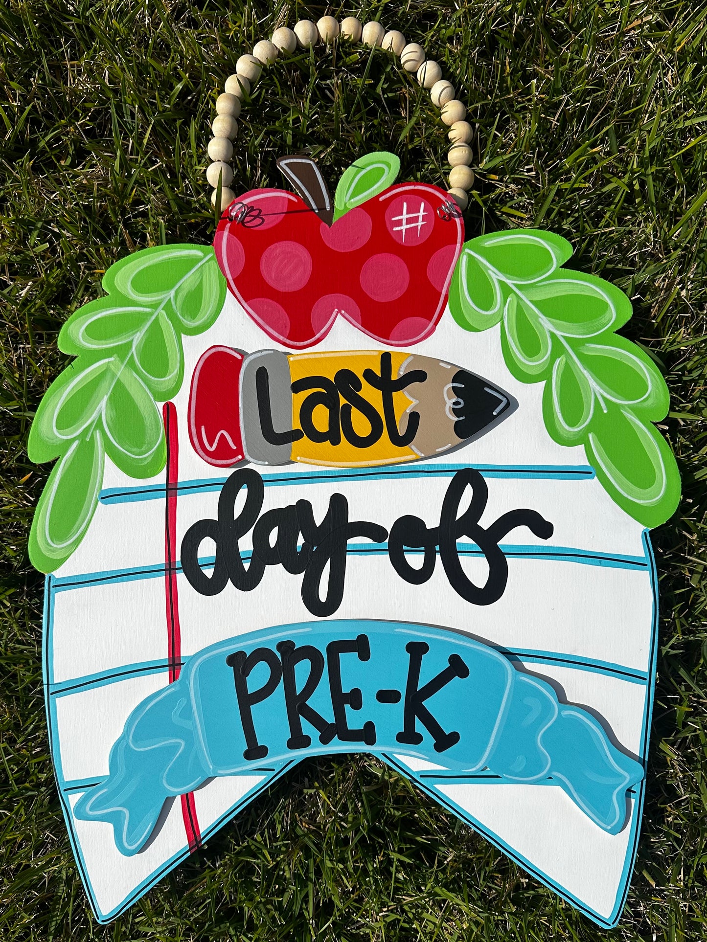 Interchangeable First + Last School Sign *READ DESCRIPTION*