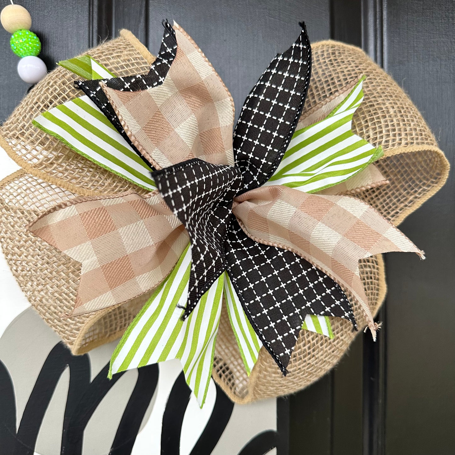 Welcome Polka Dot Door Hanger