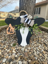 Load image into Gallery viewer, Cow Door Hanger with 3D Ear Tag
