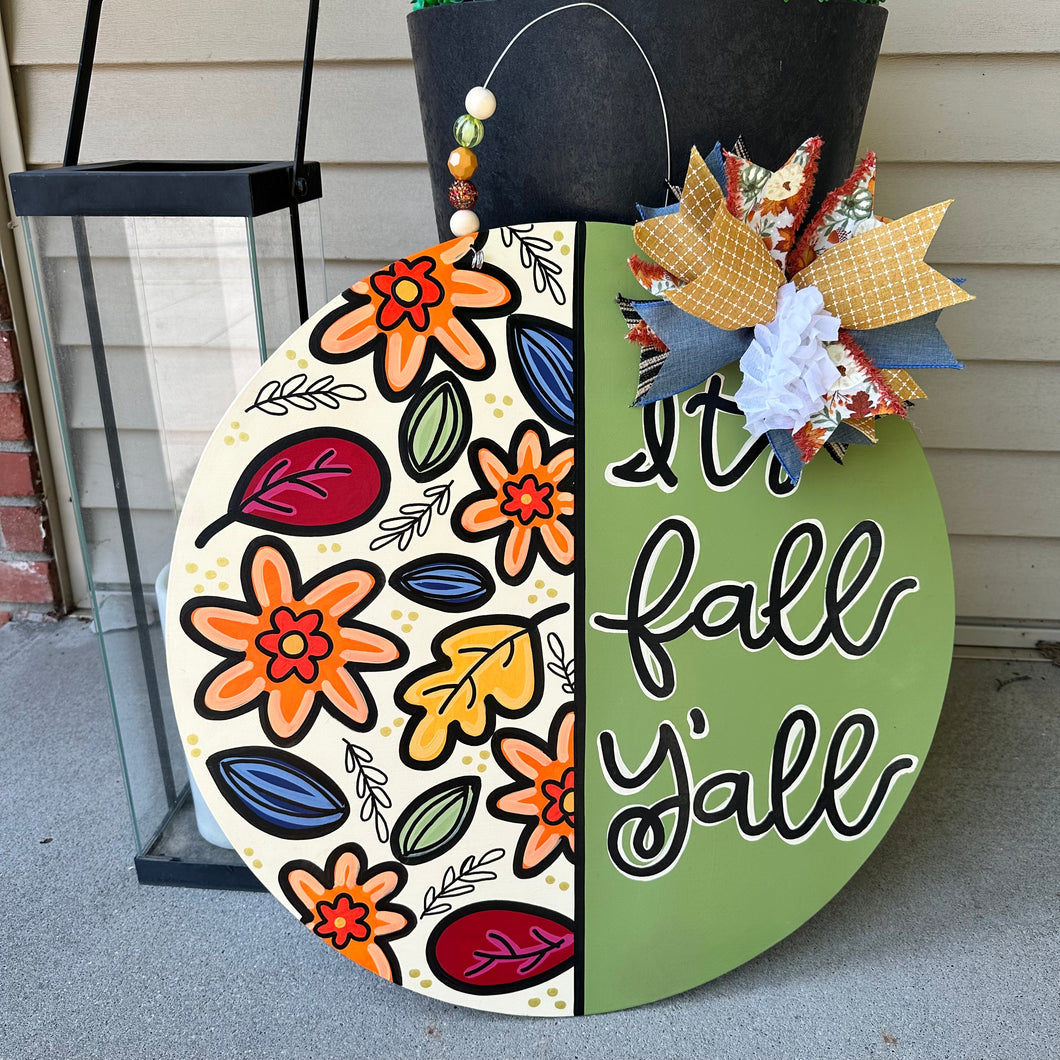 It’s Fall Y’all Door Hanger