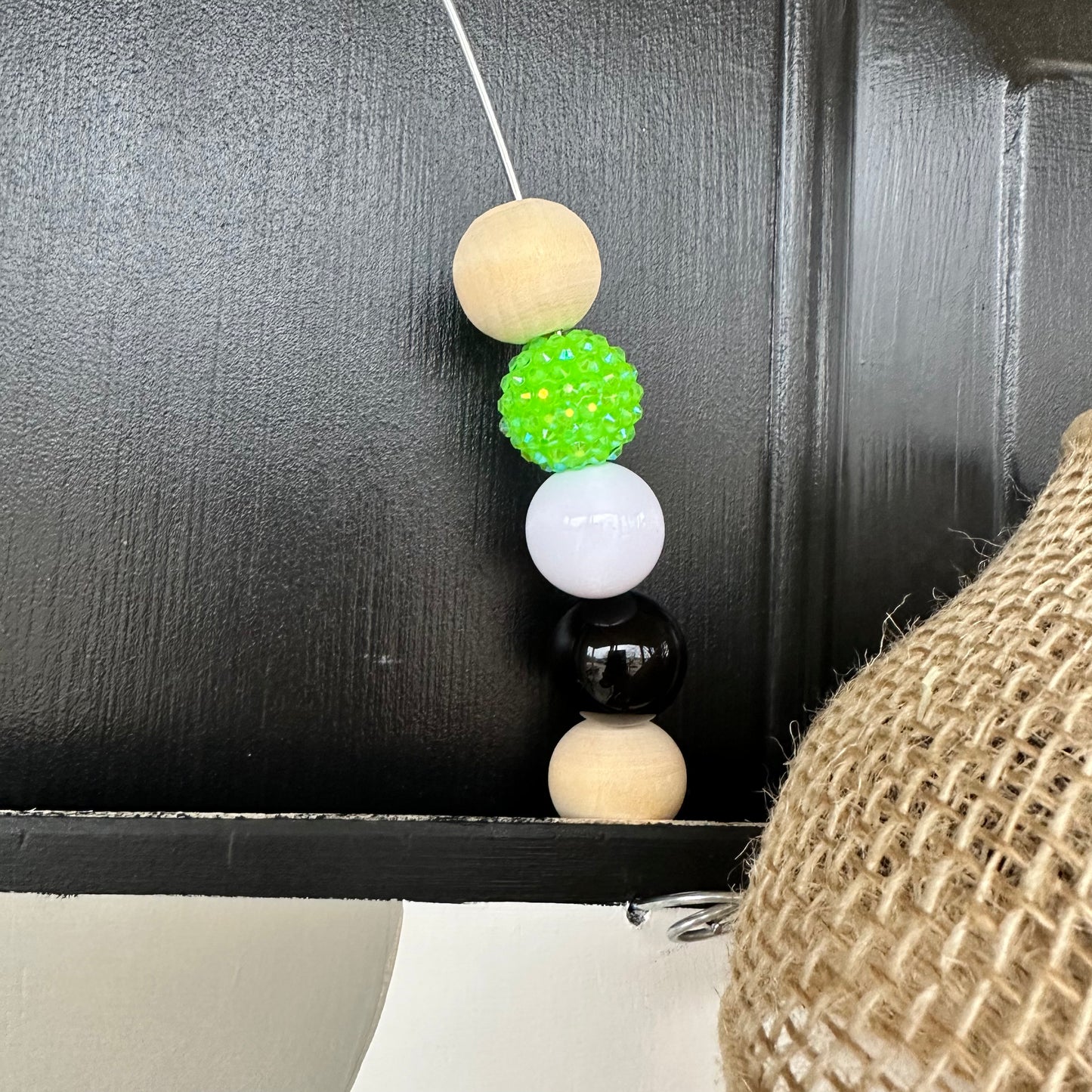 Welcome Polka Dot Door Hanger