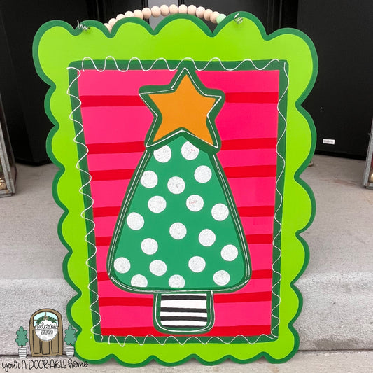 Christmas Tree Door Hanger