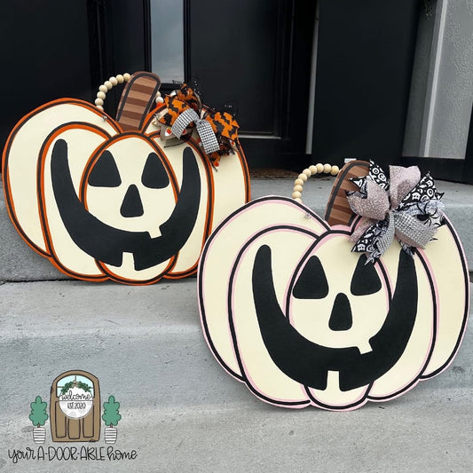 Jack-o-lantern Door Hanger