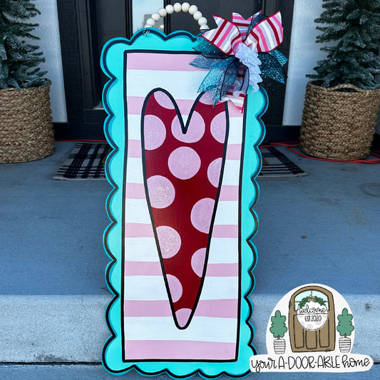 Valentine Heart Door Hanger
