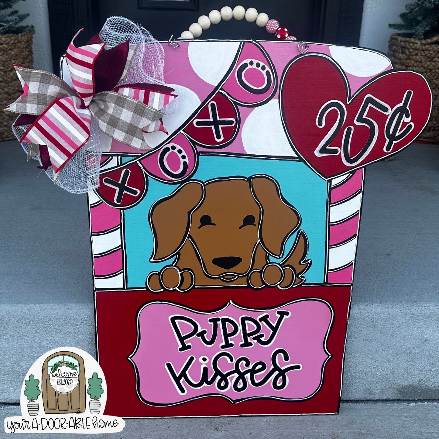 Puppy Kisses Door Hanger