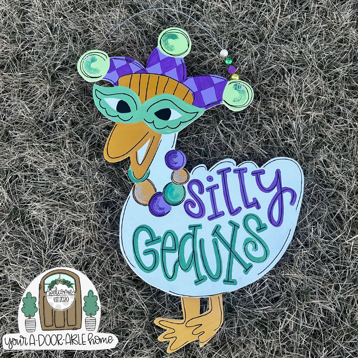 Silly Geauxs Door Hanger