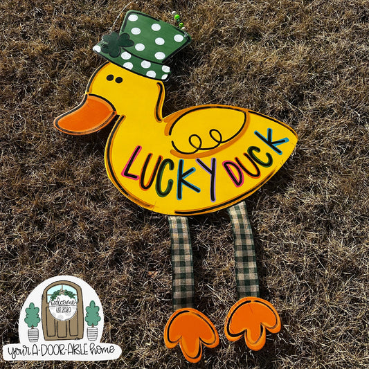 XL Lucky Duck Door Hanger