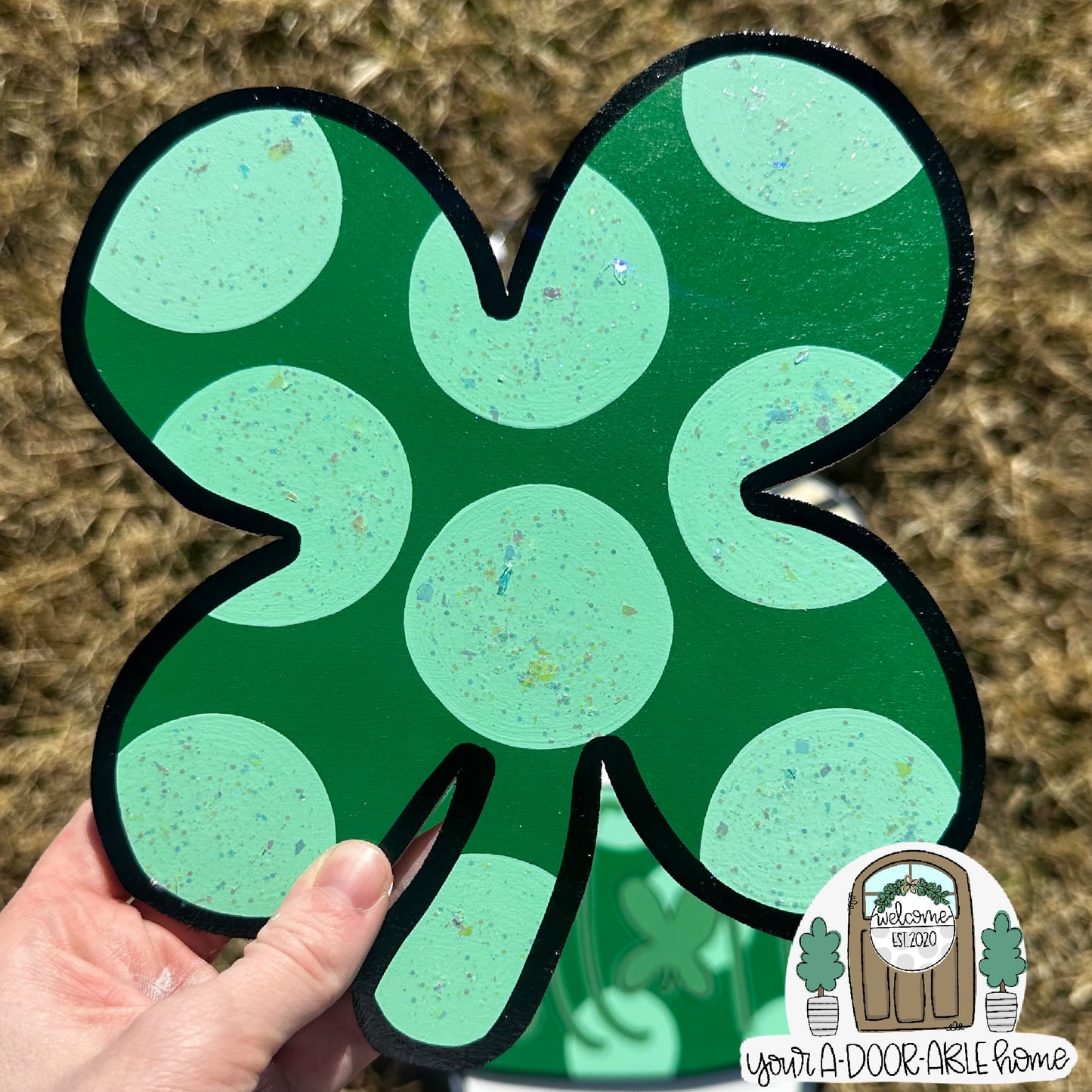 Polka Dot Shamrock Mini