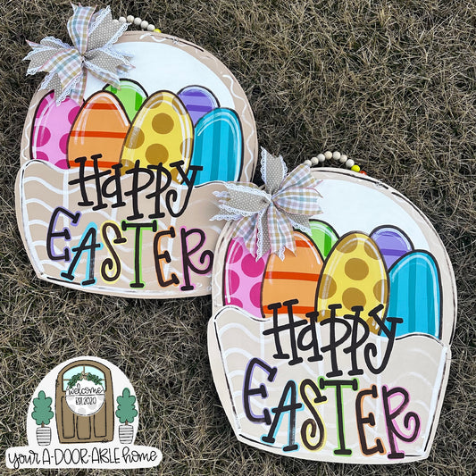 Easter Basket Door Hanger