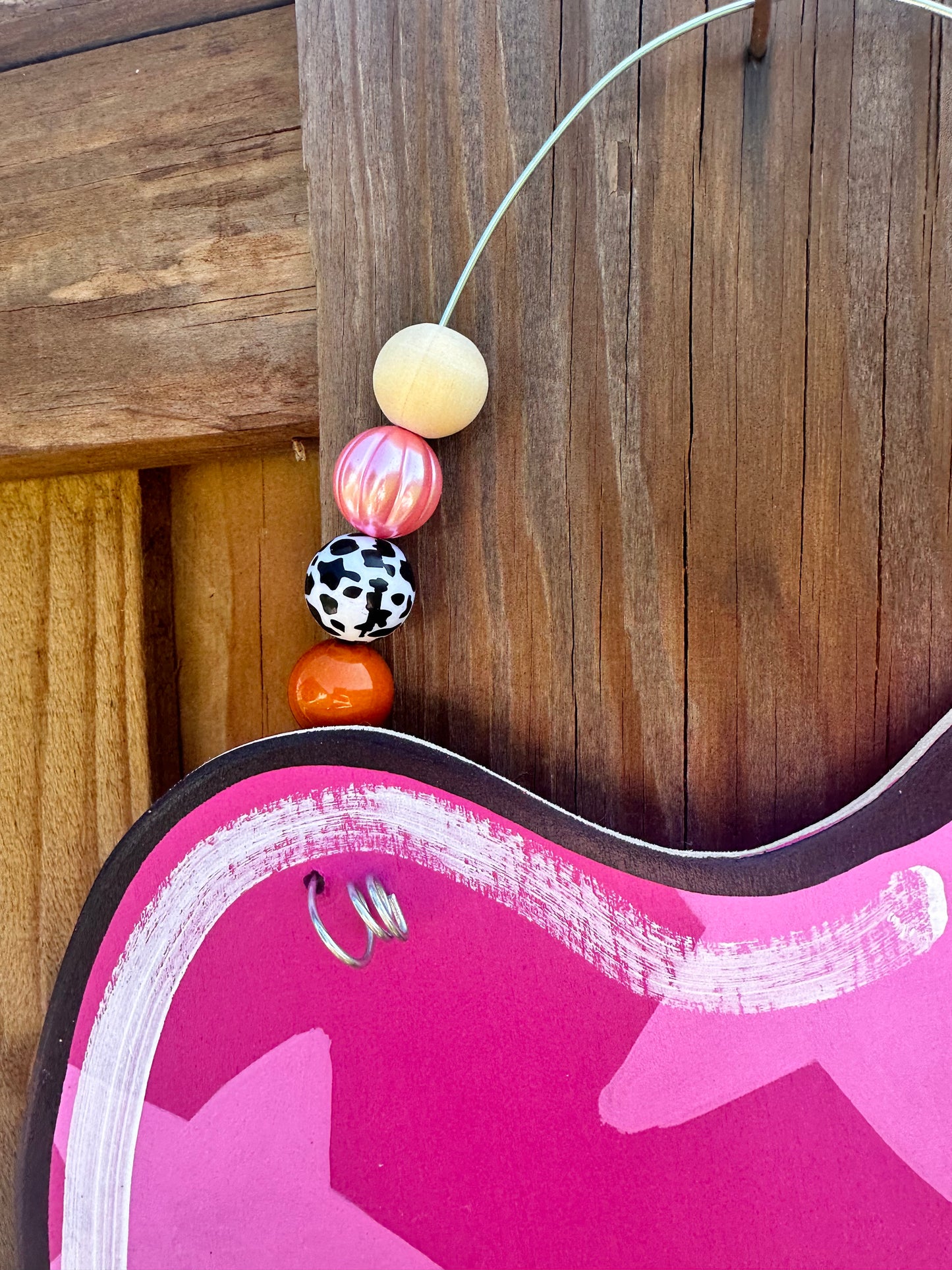 XL Ribbon Leg Howdy Pumpkin Door Hanger