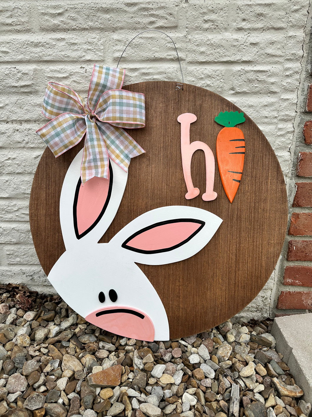 3D Easter Bunny Door Hanger