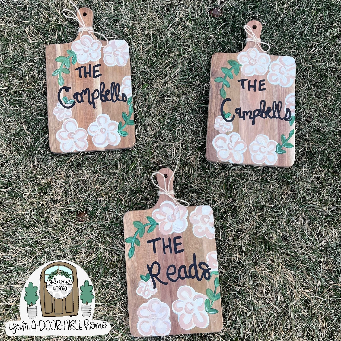 Custom Hand Painted Cutting Boards