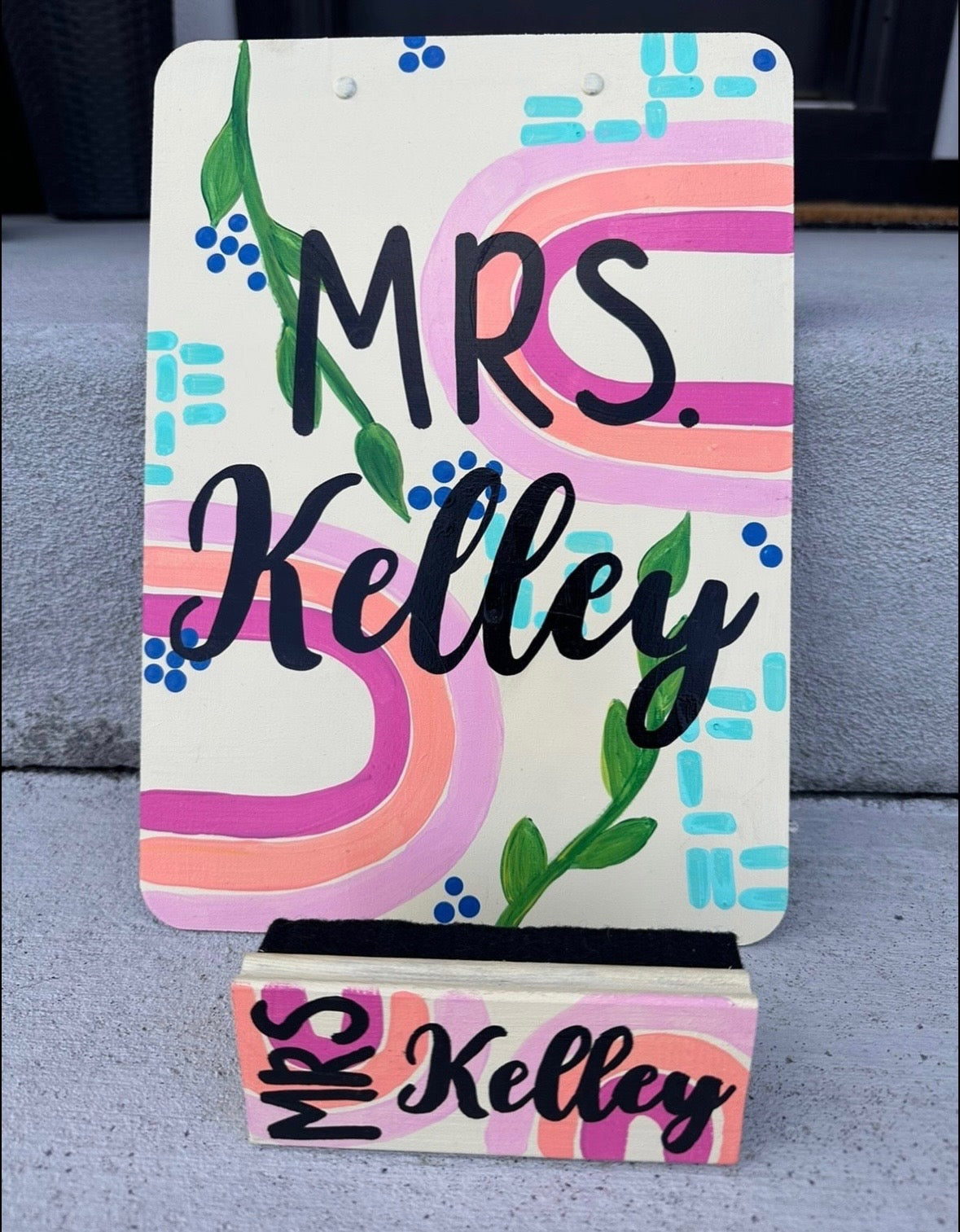 Boho Rainbow Clipboard