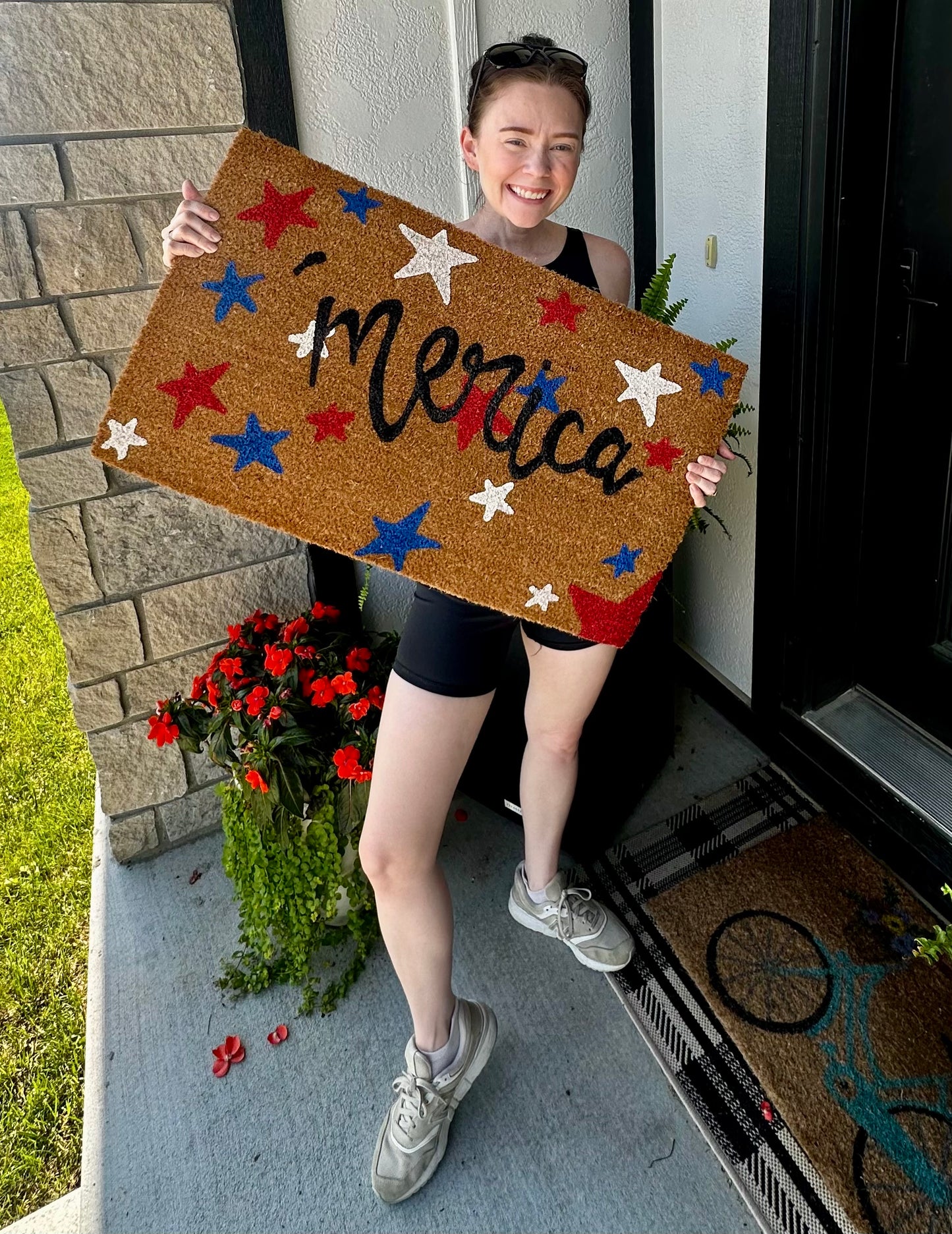 'Merica Door Mat
