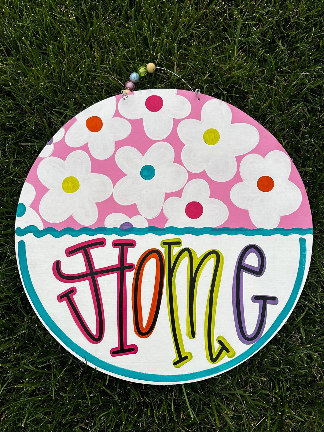 Spring Flower Door Hanger