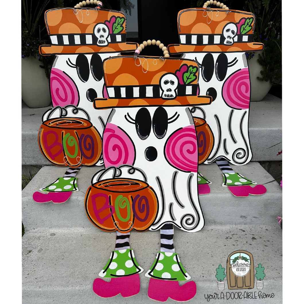 Ghost Ribbon Leg Door Hanger