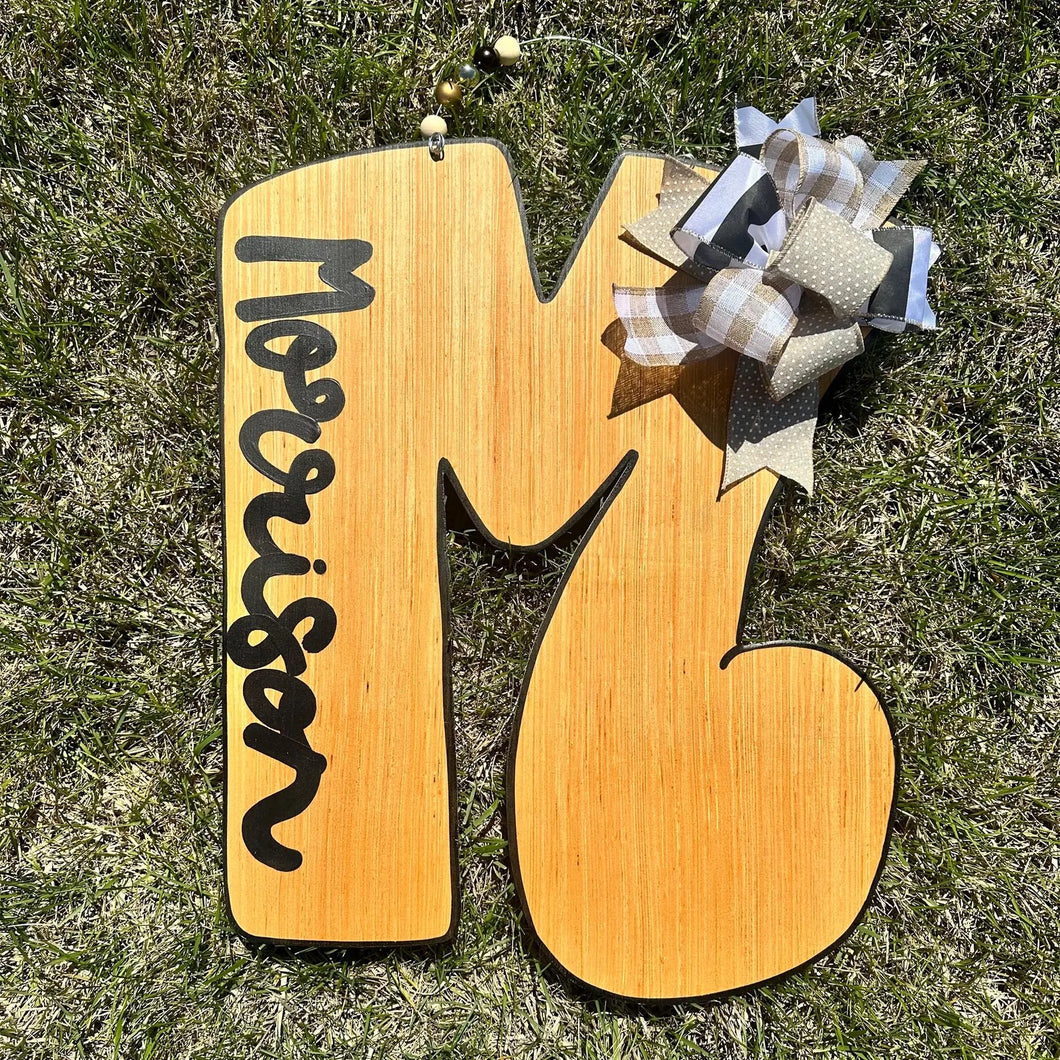 Personalized Last Name Door Hanger