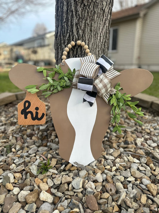 Cow Head Door Hanger