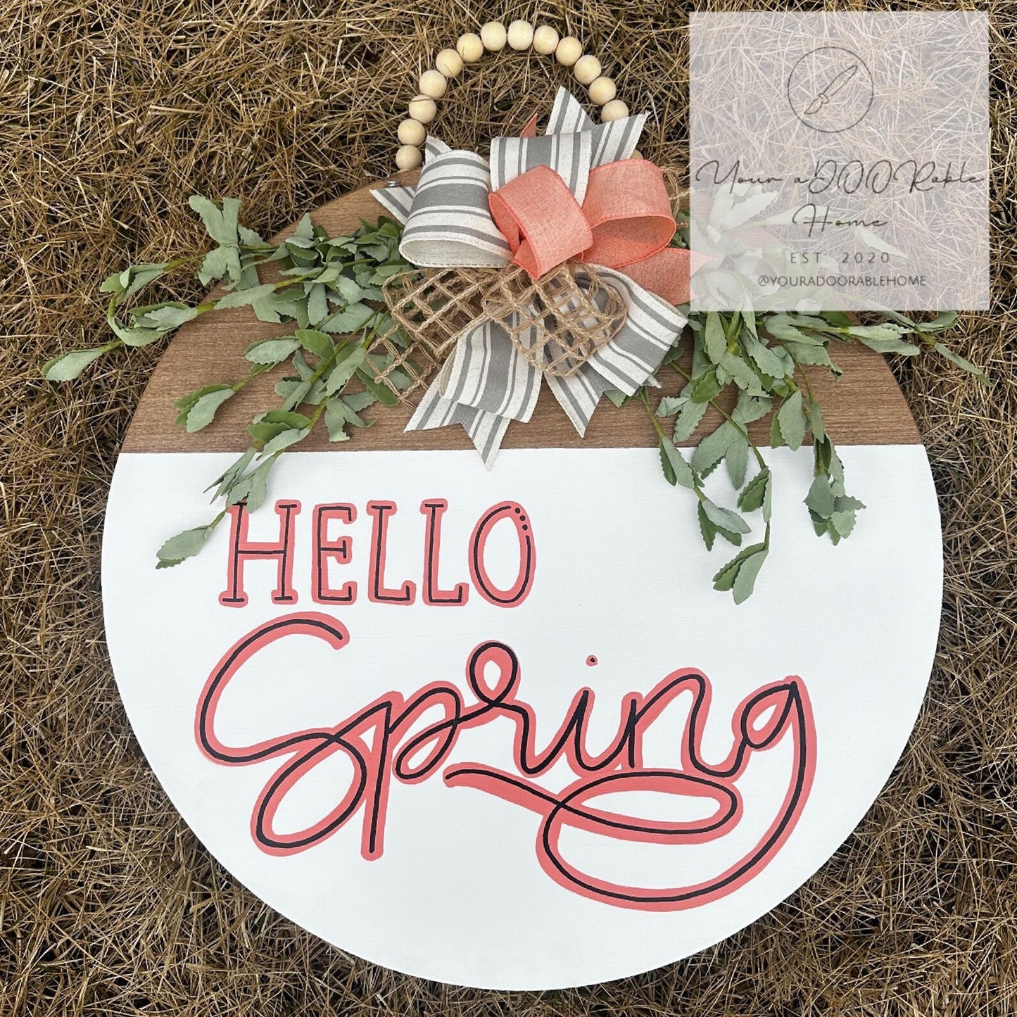 Hello Spring Door Hanger