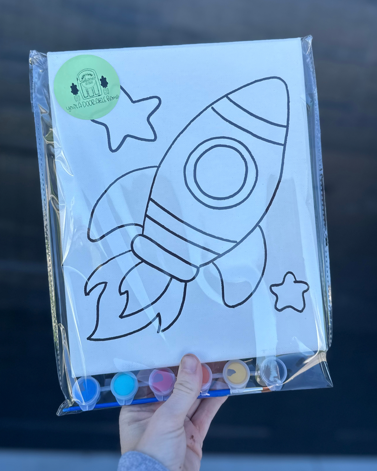 Rocket Ship Paint Kit