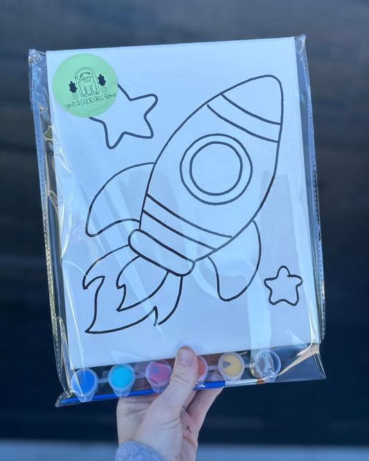 Rocket Ship Paint Kit