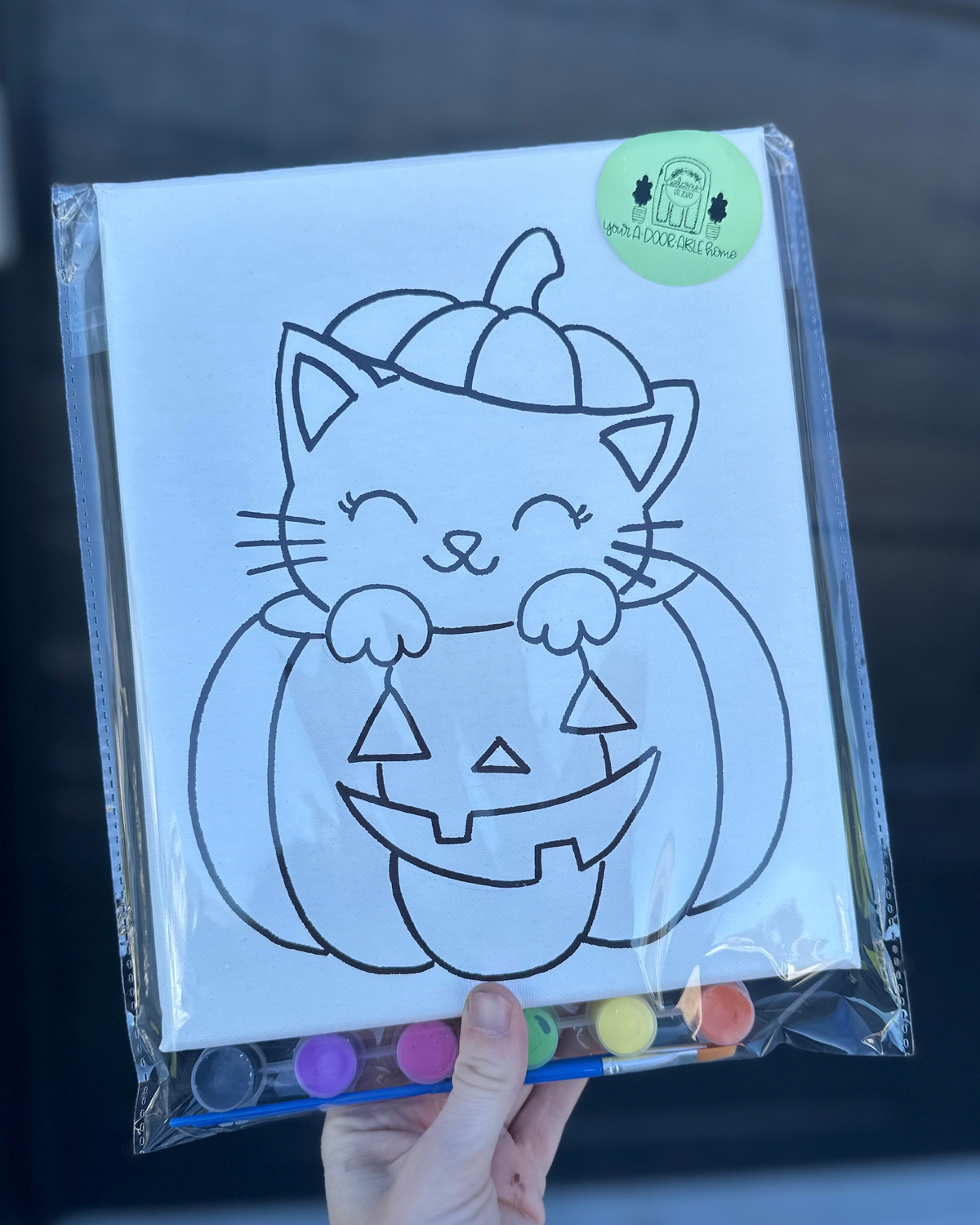 Halloween Kitty Paint Kit